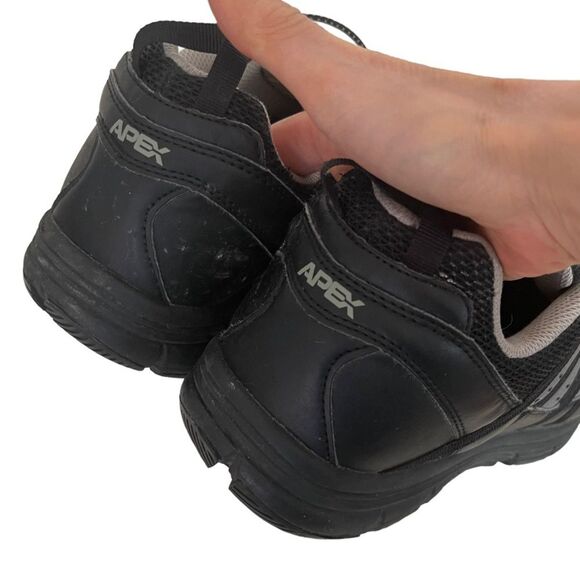 APEX Athletic Bungee Active Shoe A5000 Black Mens Size 11.5 Hiking Walking